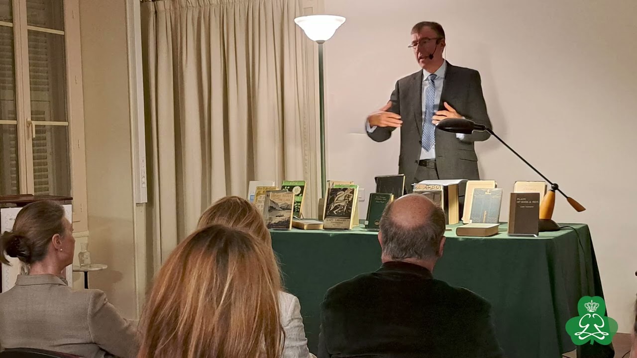 Lecture on Dublin's lost literary salons by Prof Morash at the Princess Grace Irish Library Monaco