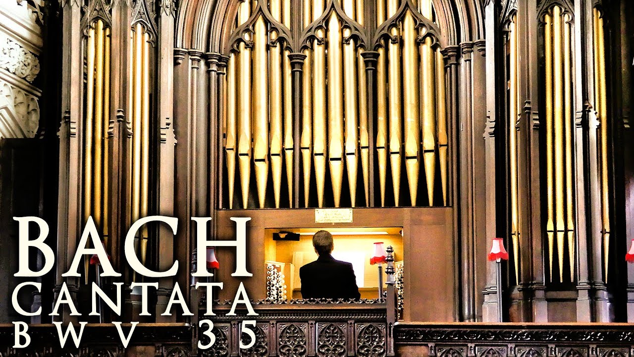 BACH - SINFONIA (PRESTO) CANTATA BWV 35 - ORGAN SOLO - JONATHAN SCOTT