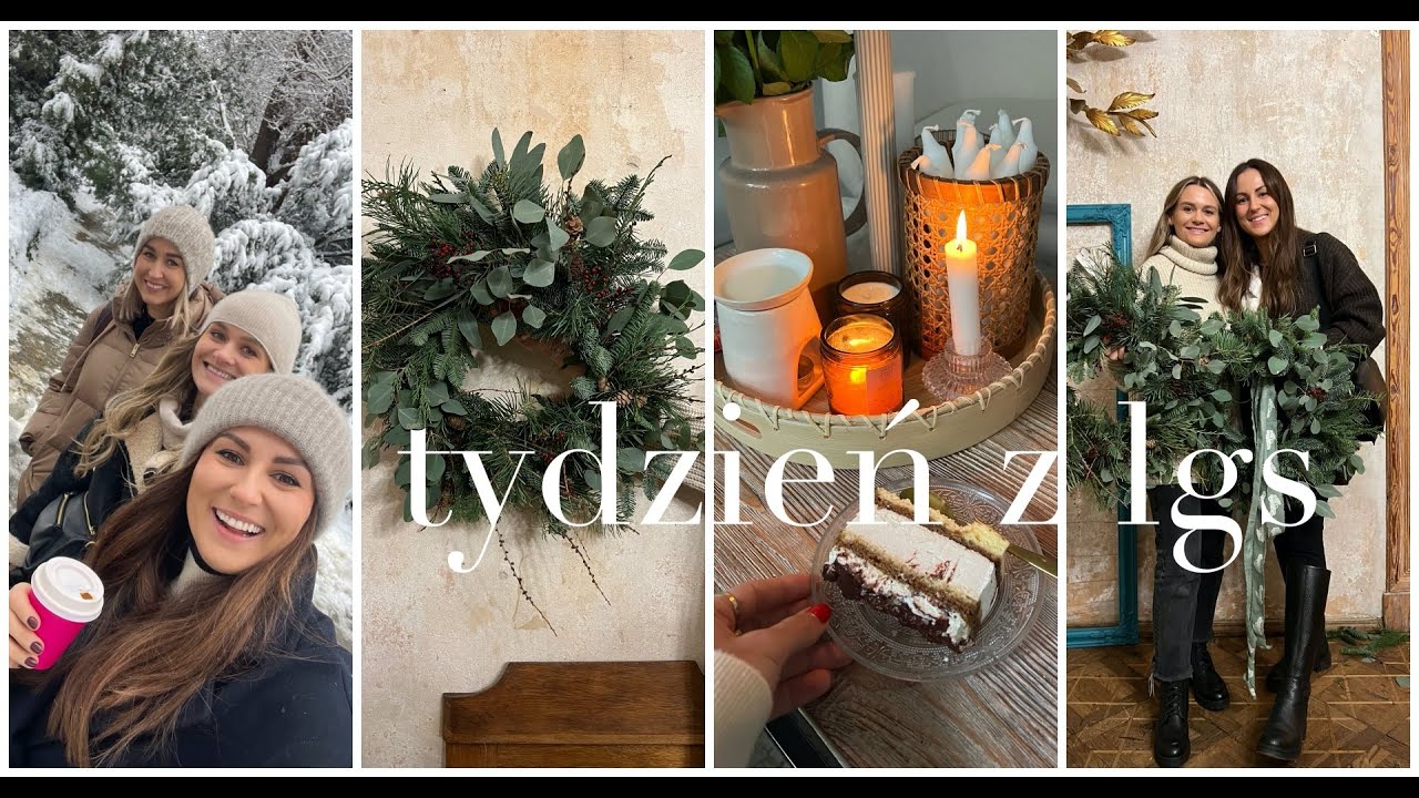 Tydzień z LGS I spotkanie z naszą widzką Kasią, robimy świąteczne wieńce