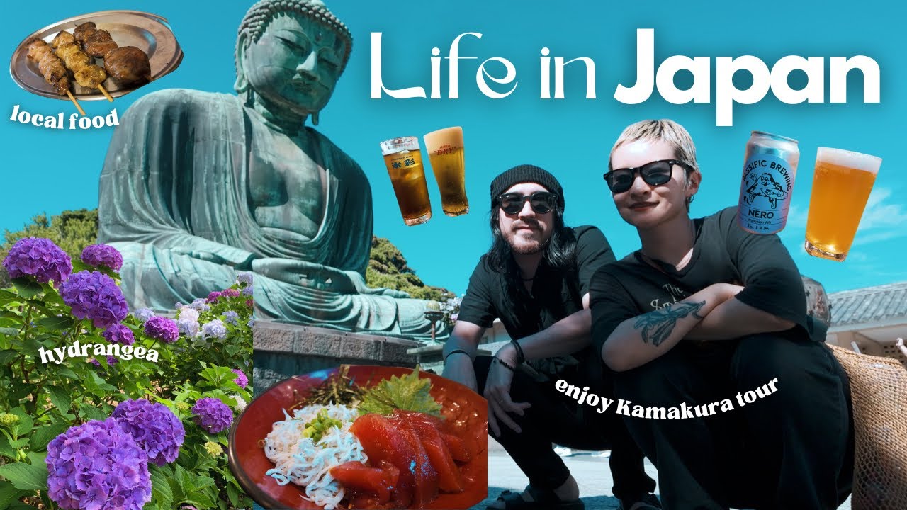 Vlog ｜Day trip from Tokyo, Kamakura tour, enjoying local food & Izakayas