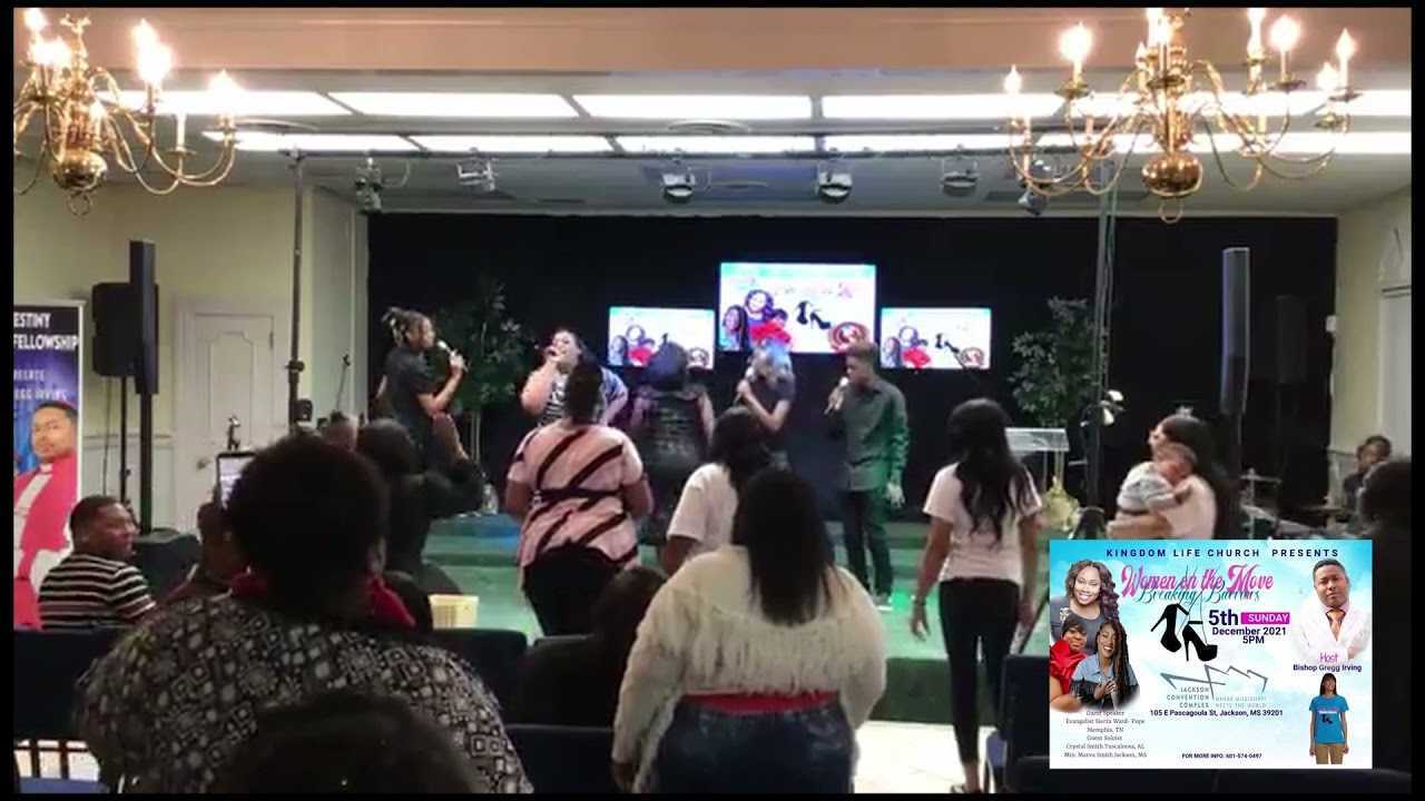 Crystal Smith & The Cousins - Marva Nicole and Sierra Ward-Pope God Is Keeping Me Mic Toss