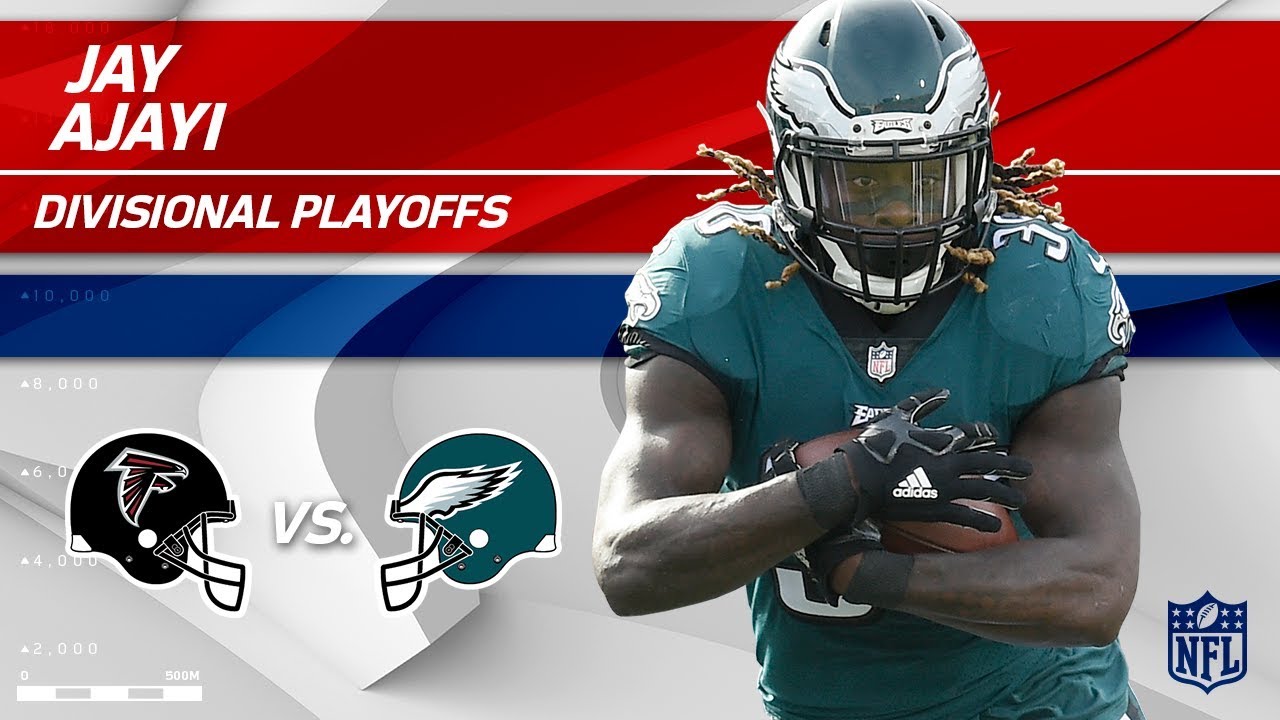 Jay Ajayi's 98 Total Yards vs. Atlanta! | Falcons vs. Eagles | Divisional Round  Player HLs