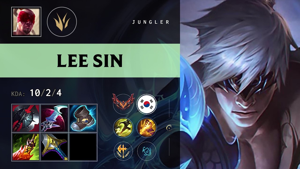 Lee Sin Jungle vs Rek'Sai - KR Grandmaster Patch 26.16