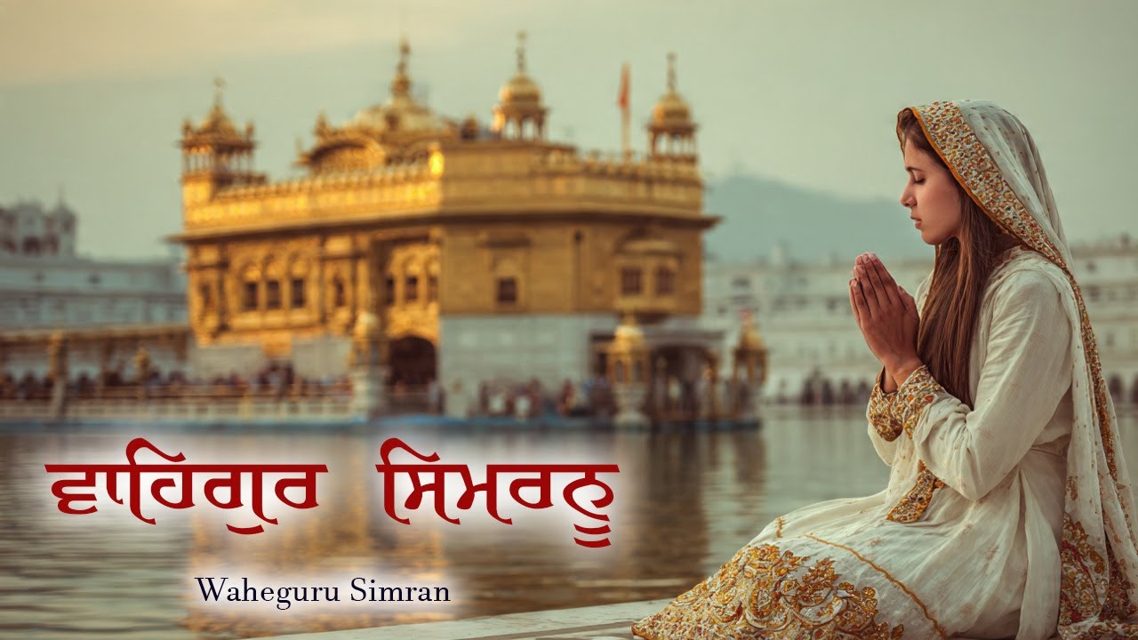 Waheguru Simran ~ ਵਾਹਿਗੁਰੂ ਸਿਮਰਨ ~ Waheguru Relaxing Music #wahegurusimran #wmkੴ #waheguru