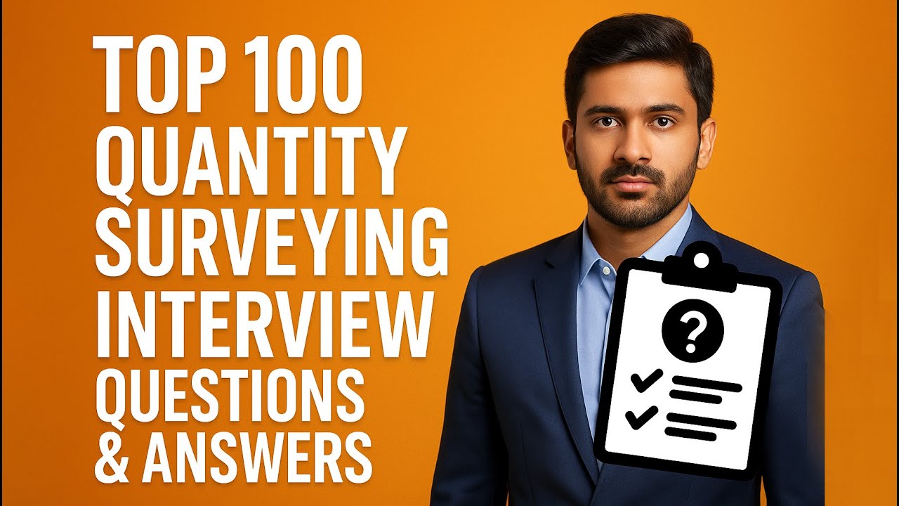 100 Quantity Surveying Interview Questions & Answers | QS Job Preparation | QS Interview Question-25