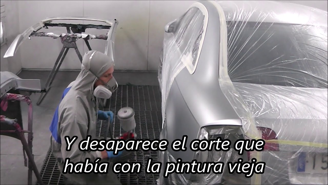 Pintado y Barnizado de colores plata. SoloChapaYPintura