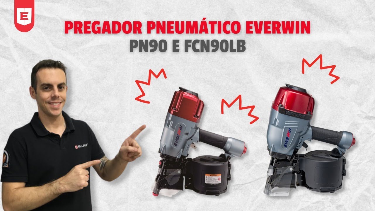PREGADOR PNEUMÁTICO EVERWIN PN90 E FCN90LB