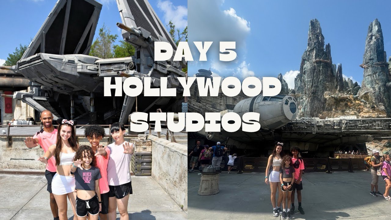 DAY 5: HOLLYWOOD STUDIOS 🎥 FANTASMIC DINING PACKAGE 🍕 STAR WARS: RISE OF THE RESISTANCE AND MORE!