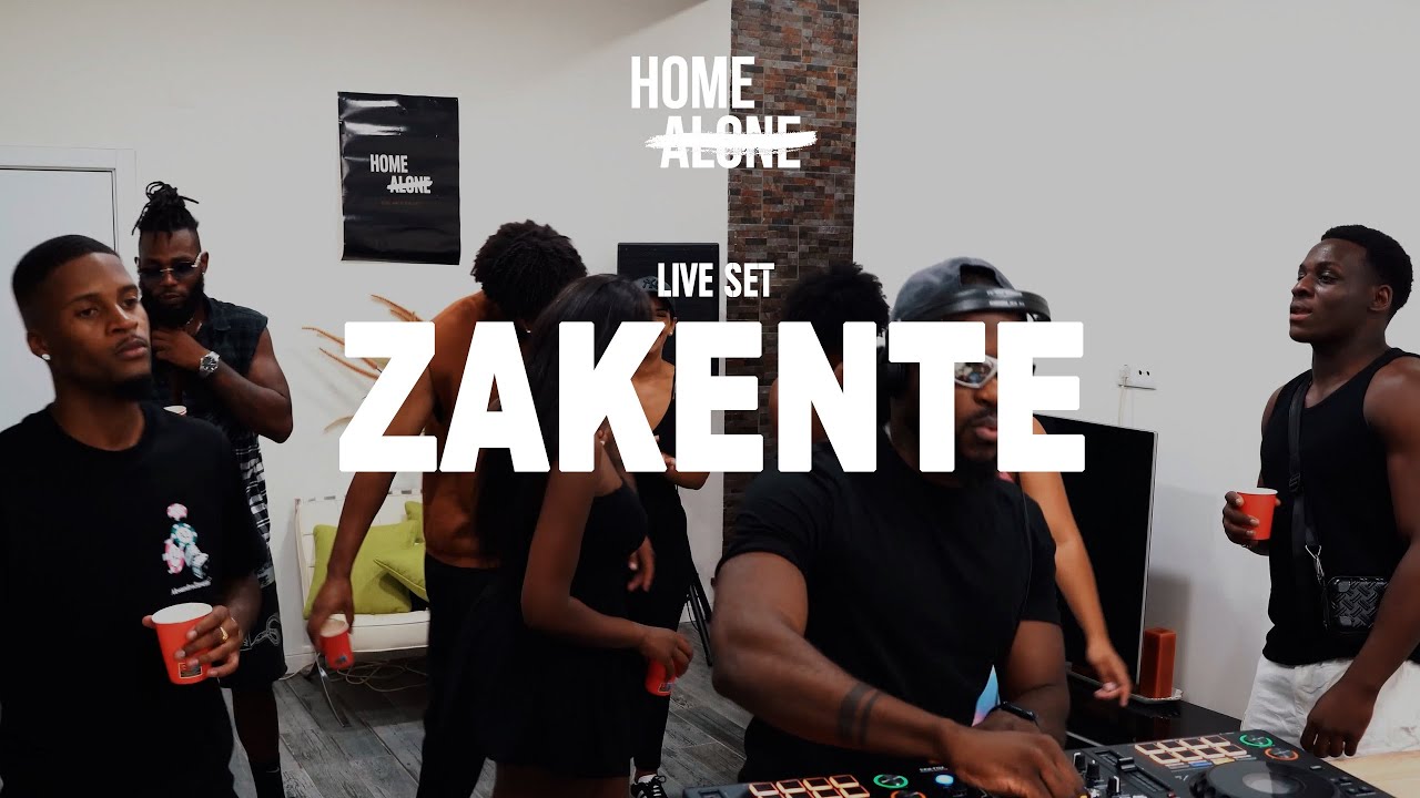 HOME ALONE LIVE SET | ZAKENTE | AFRO-TECH | AFRO-HOUSE | LIVING ROOM 2nd EDITION