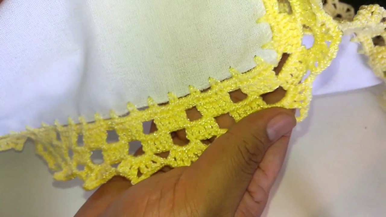 Orilla Tejida Facil | Coronas