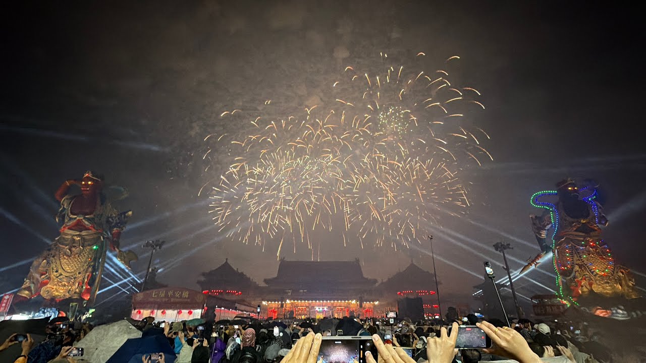 2026正統鹿耳門聖母廟花火迎春#2026 #正統鹿耳門聖母廟 #臺南#安南區 #高空煙火秀 