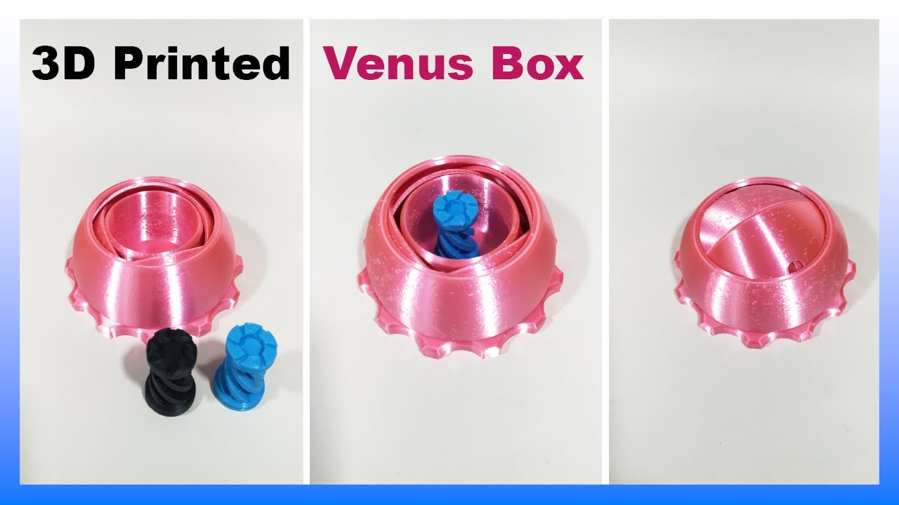Magnificent Mechanism - 3d Printed Venus Box