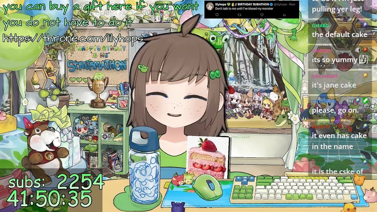 🍰 it is my BIRTHDAY today January 22!!!!!!! 🎈| !throne !discord !streamathon