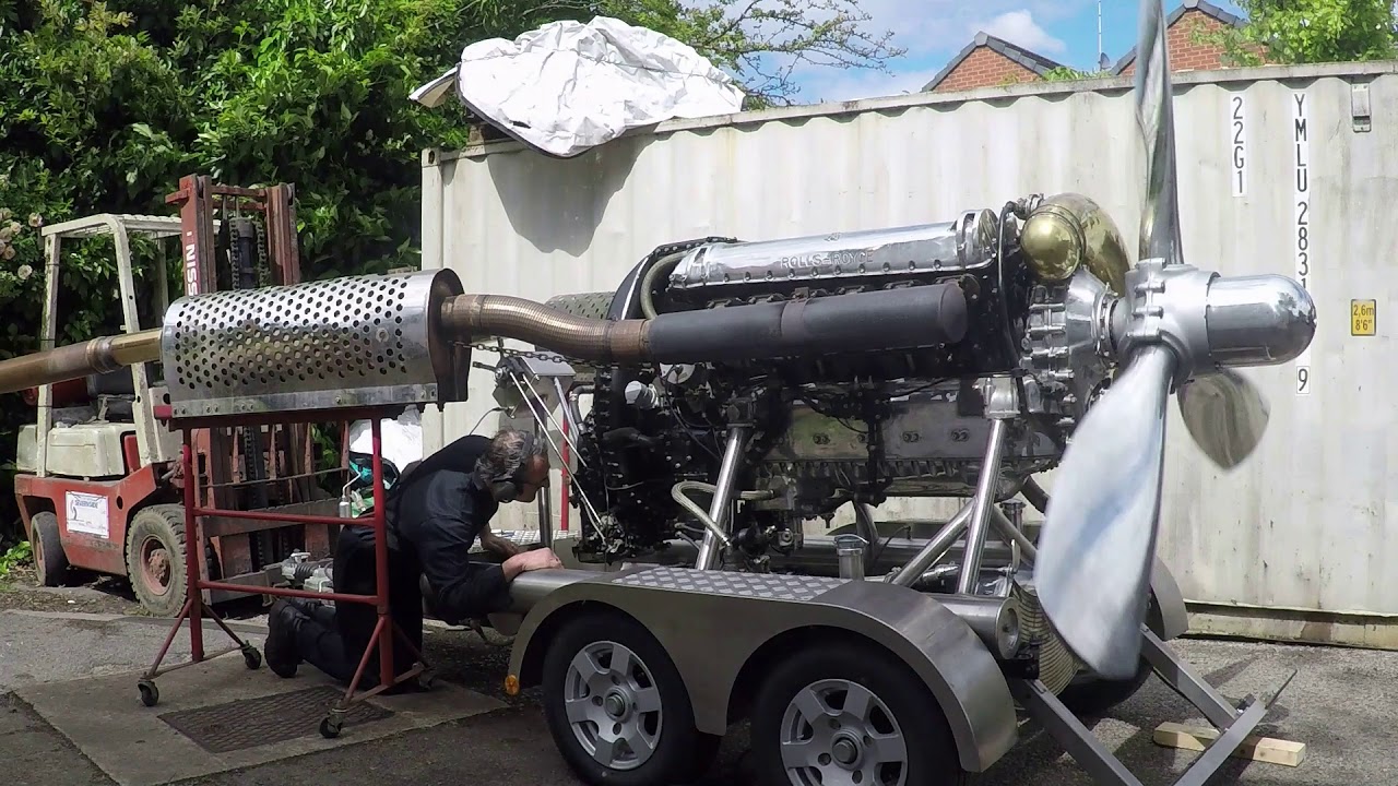 Packard Merlin 68A Testing With Reprofiled Blades