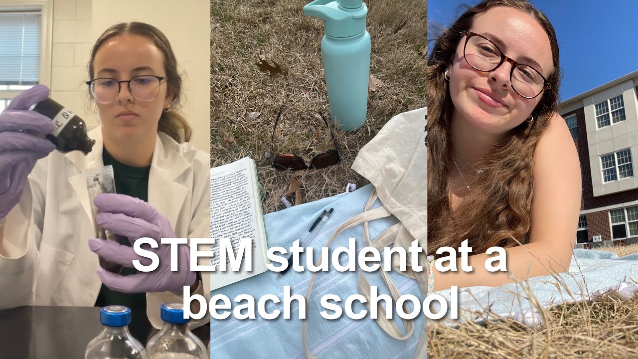 UNCW DAYS IN THE LIFE (OF A STEM STUDENT) | research lab, beach day, studying