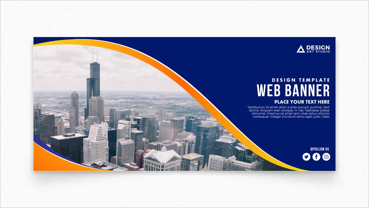 Illustrator Tutorial - Simple Web Banner Design