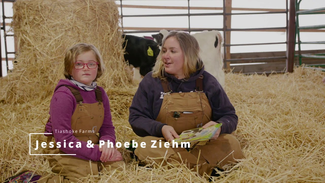 Jessica Ziehm Reading Chuck's Ice Cream Wish - Agricultural Literacy Week 2021