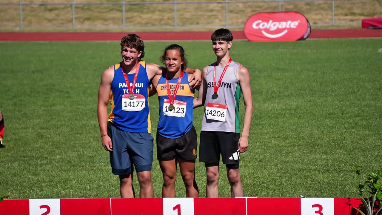 South Island Colgate 2026, Boys 100m Sprint