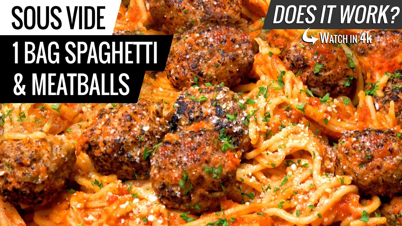 1 BAG Sous Vide SPAGHETTI and MEATBALLS - Does it WORK?