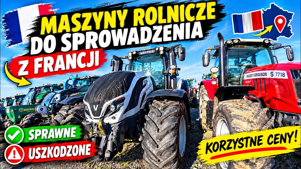 SPRZEDAŻ MASZYN ROLNICZYCH Z ZACHODU