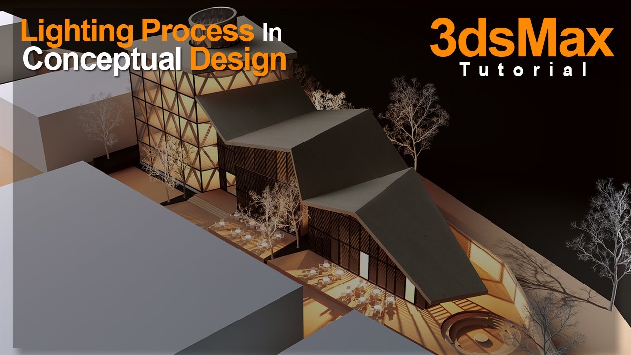 Lighting for Conceptual Design in 3dsmax | Urdu Hindi Tutorial | 3dsmax for beginner