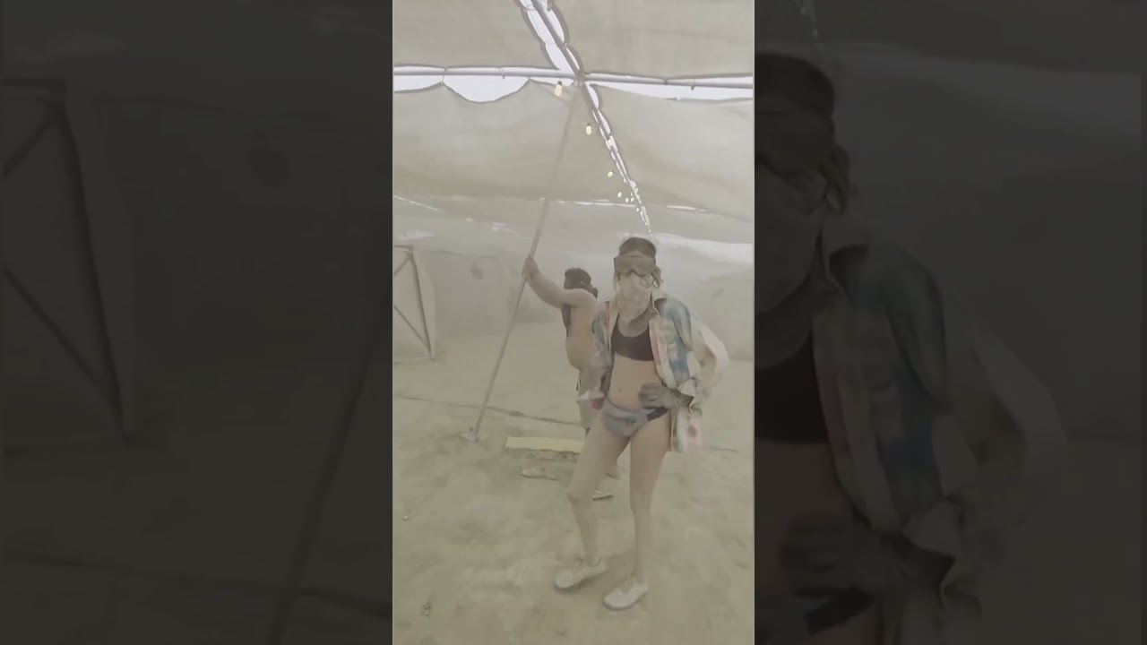 Burning Man caught in dust storm