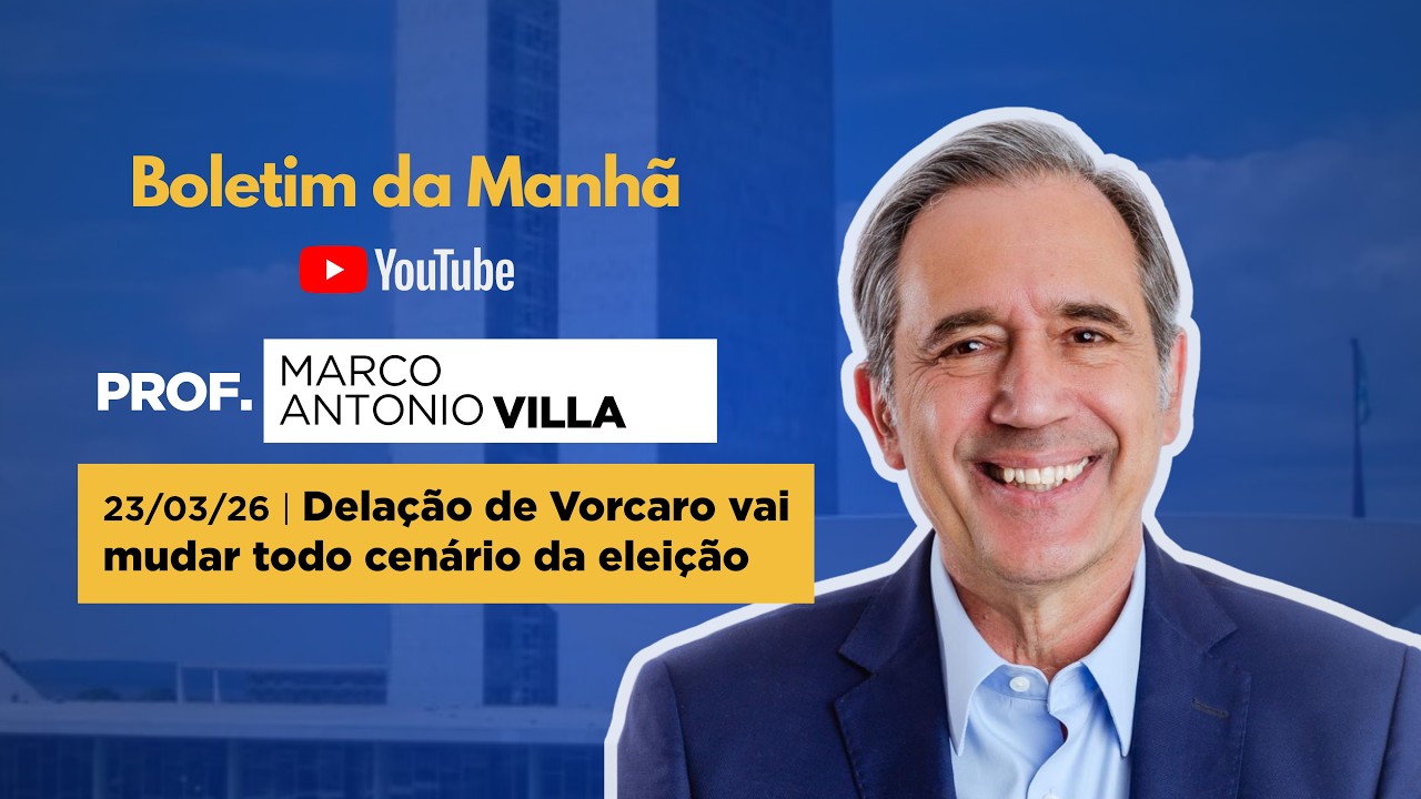 23/03/26 - Dela&ccedil;&atilde;o de Vorcaro vai mudar todo cen&aacute;rio da elei&ccedil;&atilde;o