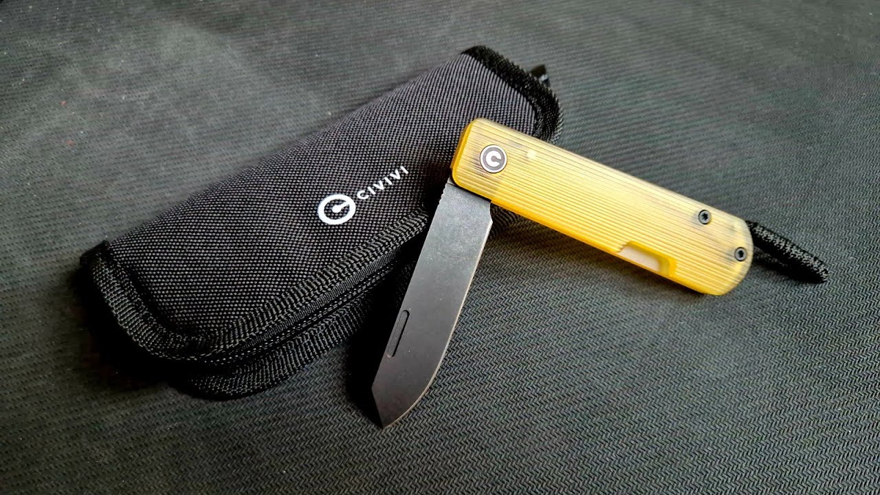 Navaja CIVIVI Slippy Sendy Pocket Knife Slip Joint Folding Knives Nitro-V Ultem EDC Knife C24075A-1