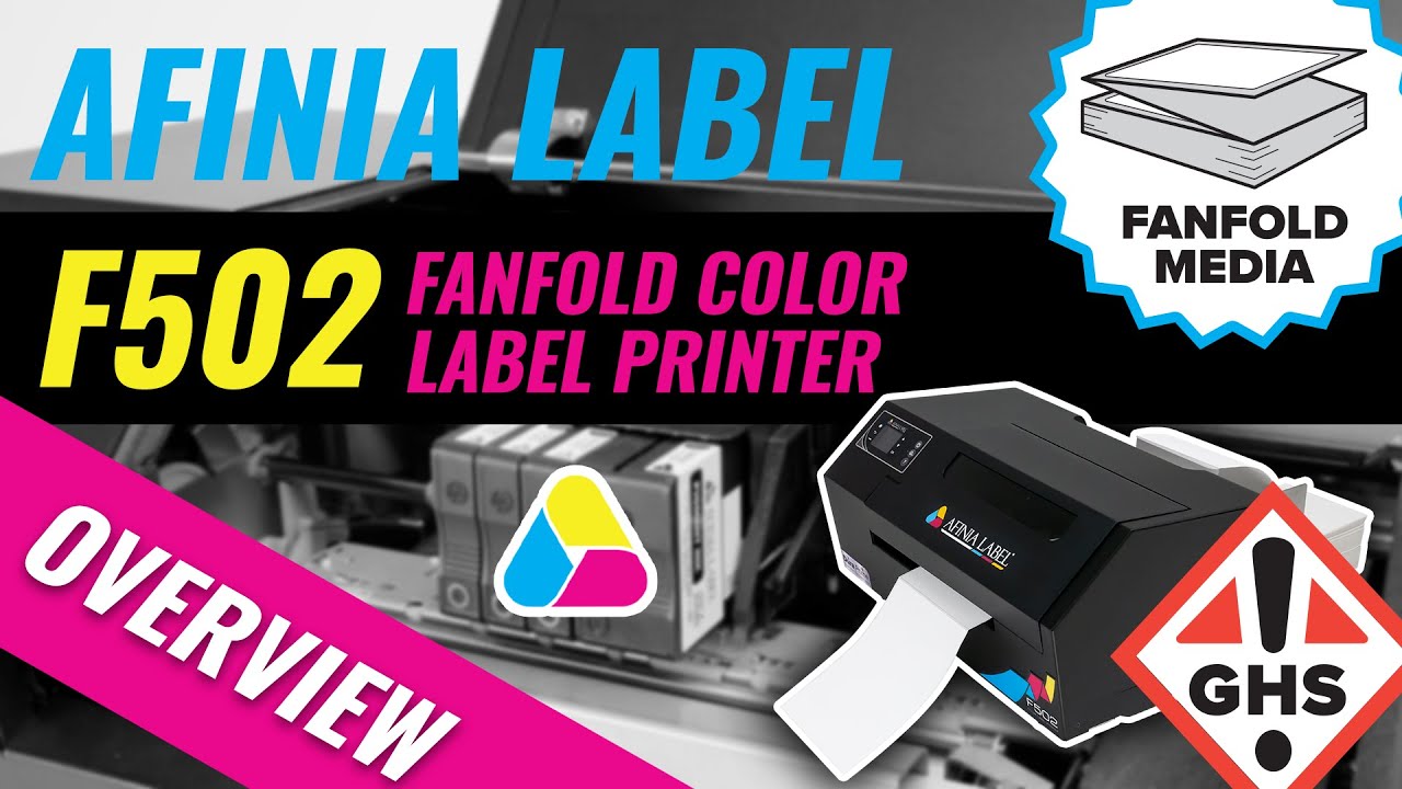 F502 Fanfold Color Label Printer from Afinia Label
