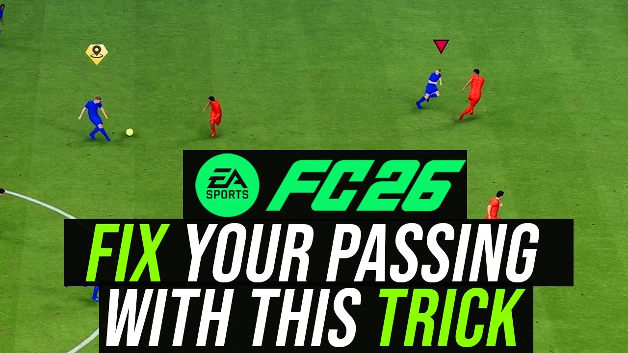 FIX YOUR PASSING WITH THESE SIMPLE CHANGLES AND GET THE PASS WHERE YOU WANT IT TO GO - FC 26