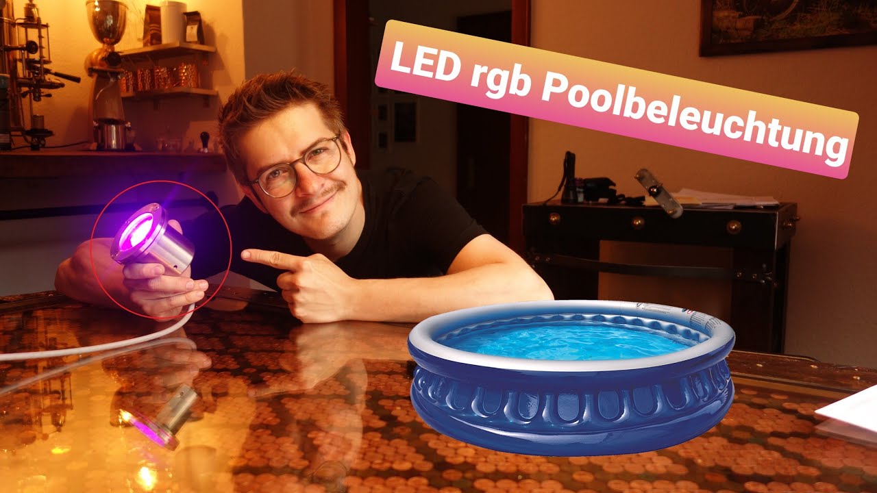 rgb LED Poolbeleuchtung / Part 1 / unterwasser-Strahler bauen / DIY Pool