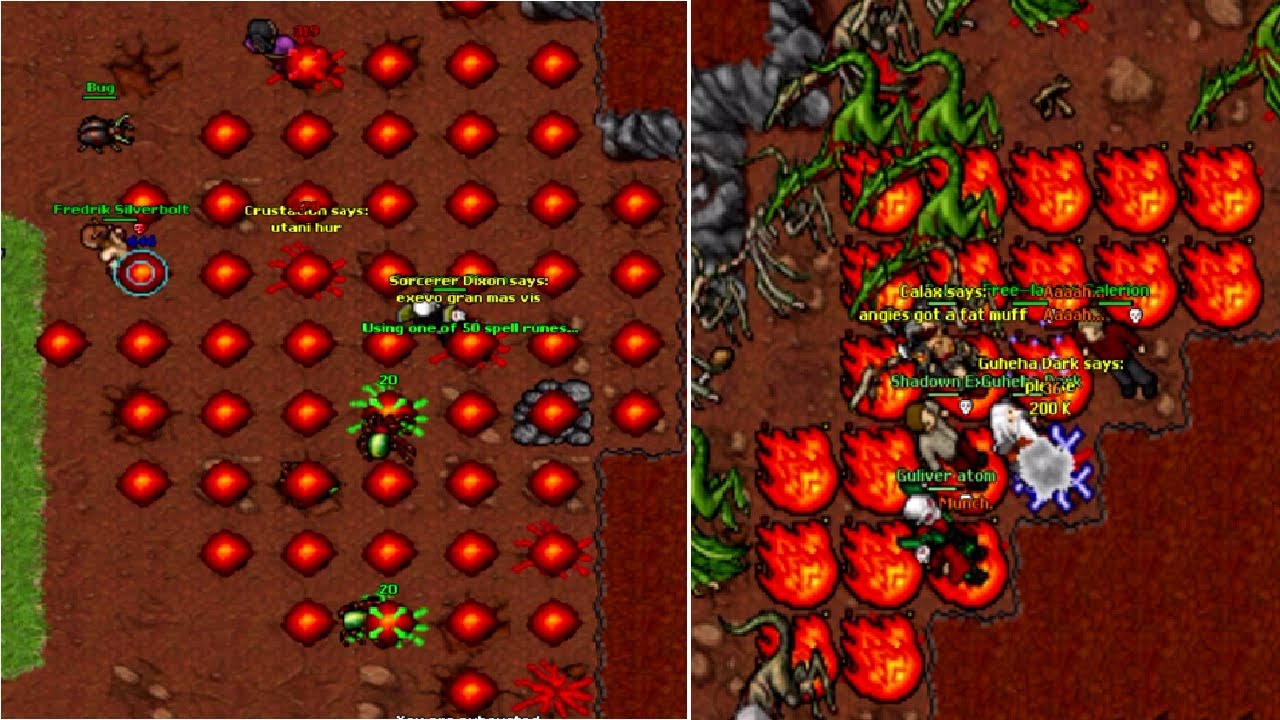Old Tibia - DD/SIXTH ASPECT PK Squad Compilation (Amera 2006-2007 7.8-7.92)