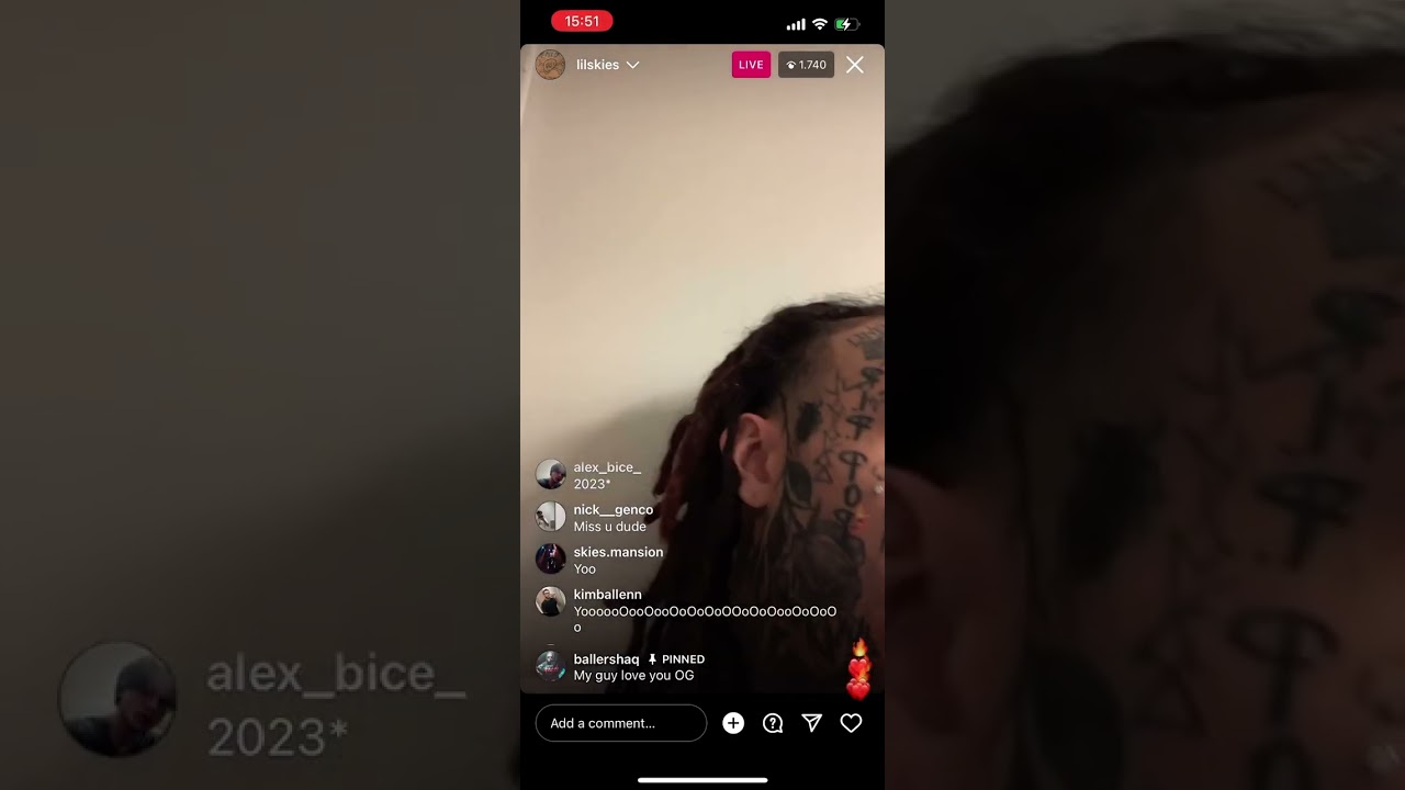 Lil Skies **Out The Way** (продюсер Zerby) Фрагмент 25.03.2023