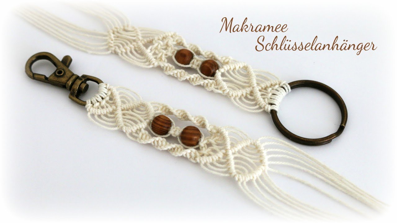 Makramee Schlüsselanhänger * DIY * Macrame Keychain