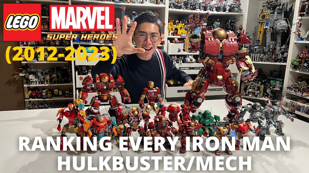 Все роботы/Халкбастеры LEGO Marvel Iron Man, РЕЙТИНГ! КВМ и комиксы!