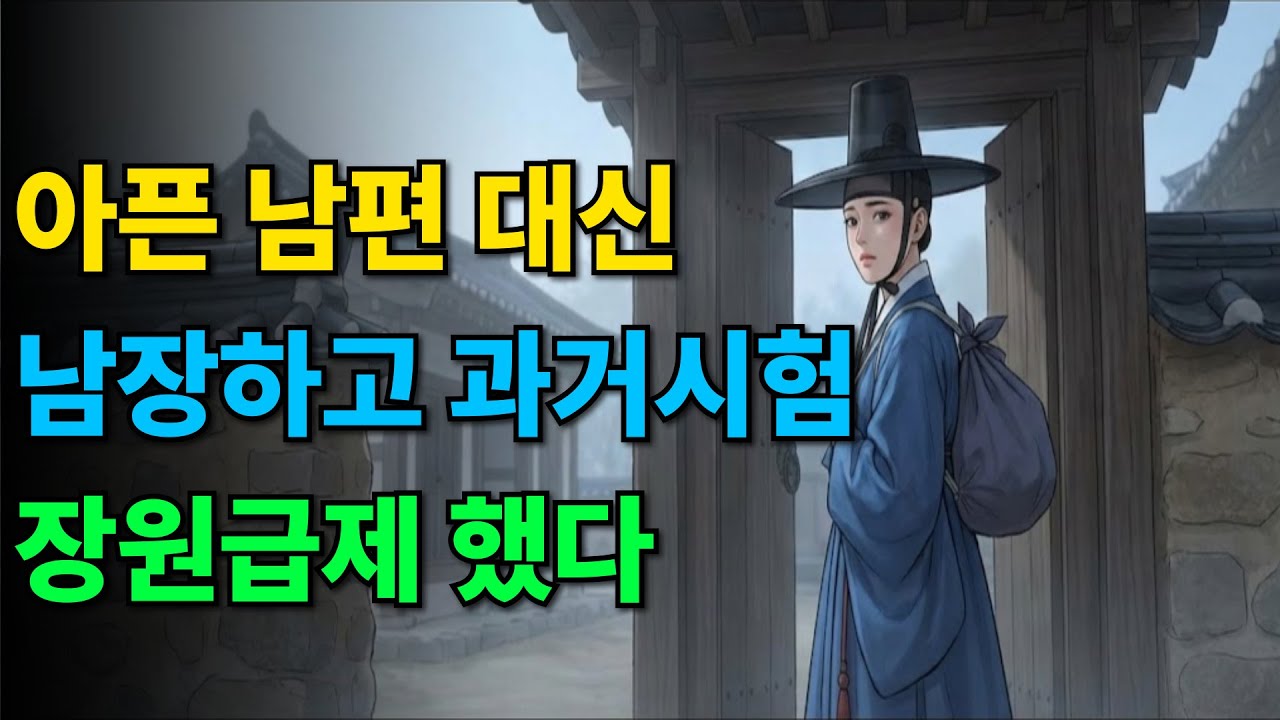 여자인걸 들키면 끝… 그런데 장원급제까지 해버린 아내｜잠들기 전 듣는 야담｜오디오북
