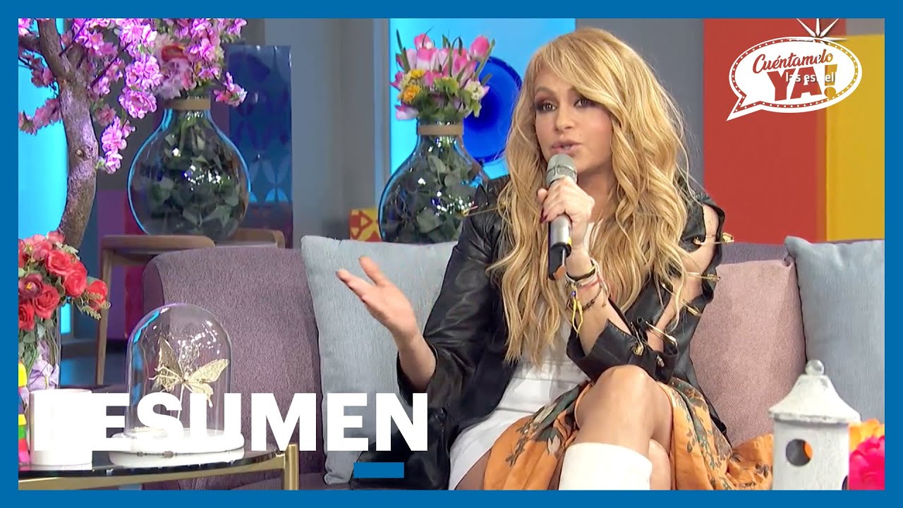 Paulina Rubio presenta nueva canción y así recuerda a su madre | Cuéntamelo Ya! | Las estrellas