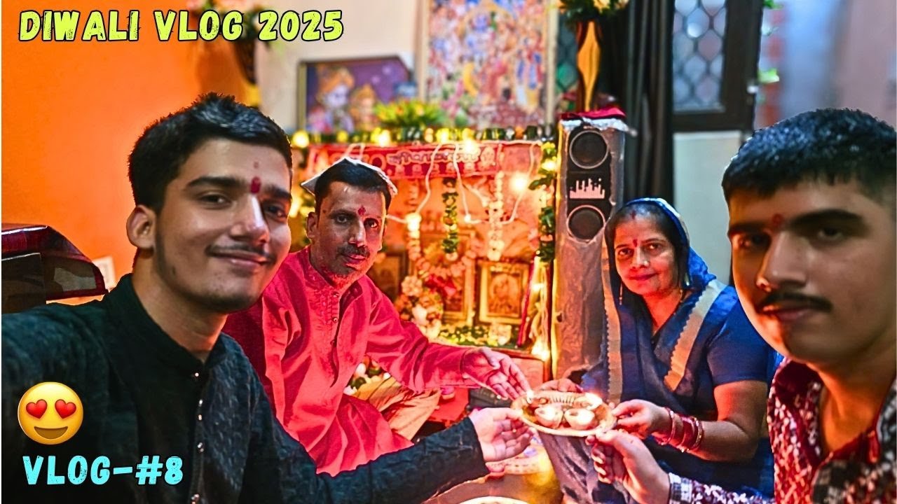 Parivar ke saath Diwali 2025 ☺️ Aur Mummy ne Rangoli bhi banyai 😻 | Daily Vlog  10 | | TTT