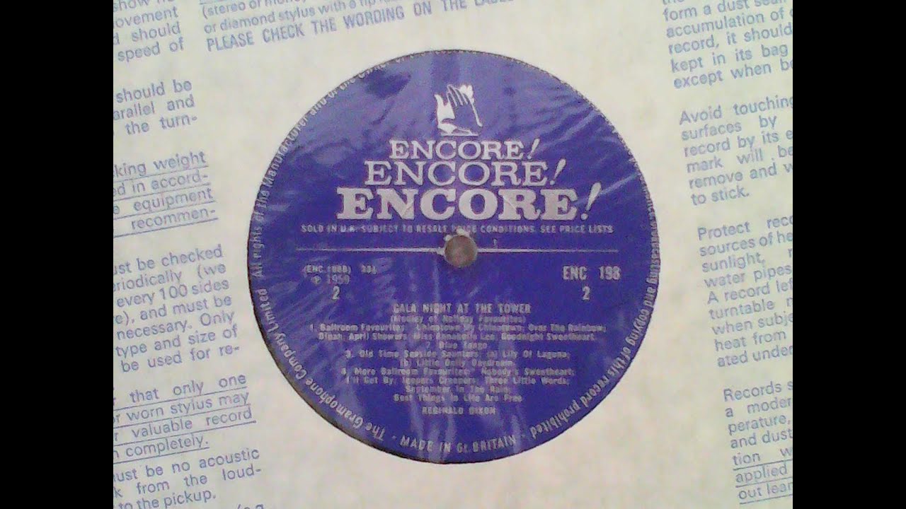 Gala Night at the Tower (side 2, Mono LP) - Reginald Dixon