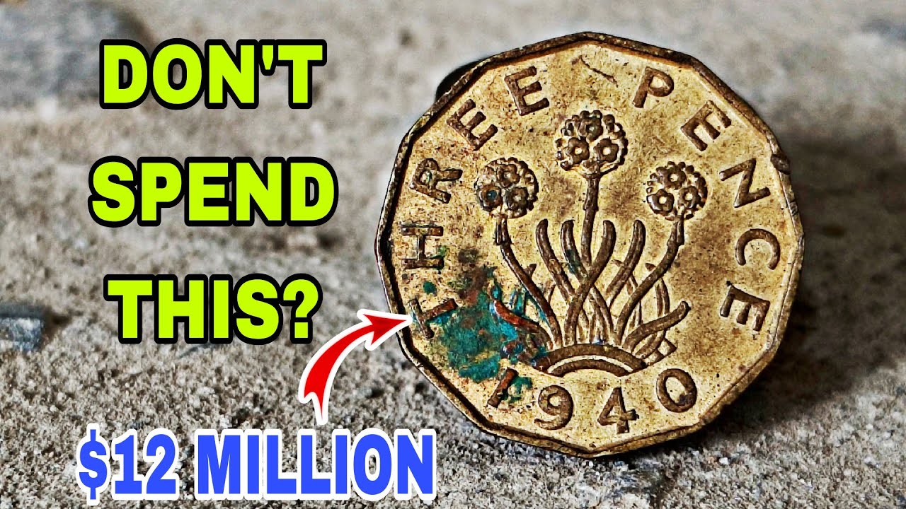 Most valuable & Expensive uk three pence 1940 coin, worth money don't spend this rare uk old coins? 