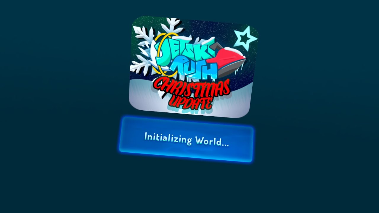 Playing Jetski Rush Christmas Update (VRChat VR)