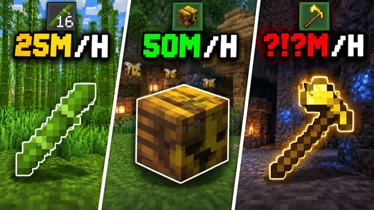 The BEST Mid Game Money Making Methods in Hypixel SkyBlock (25M-??M/hr)