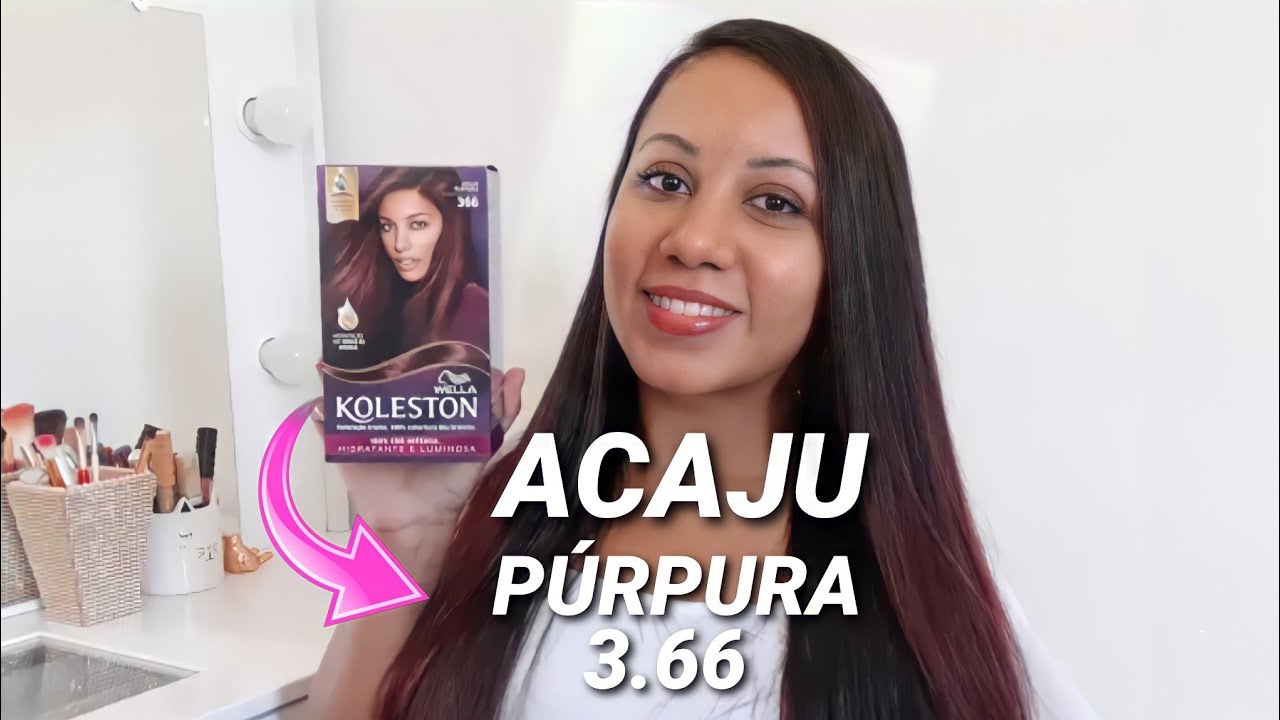 KOLESTON 3.66 ACAJU PÚRPURA | MUDEI A COR DO MEU CABELO