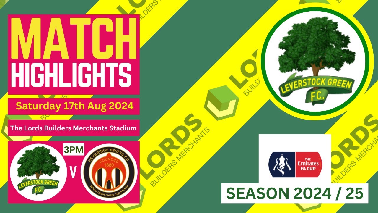 Highlights | Leverstock Green FC v Heybridge Swifts FC, 17th August 2024 | Score 1-1 | FA CUP Pre