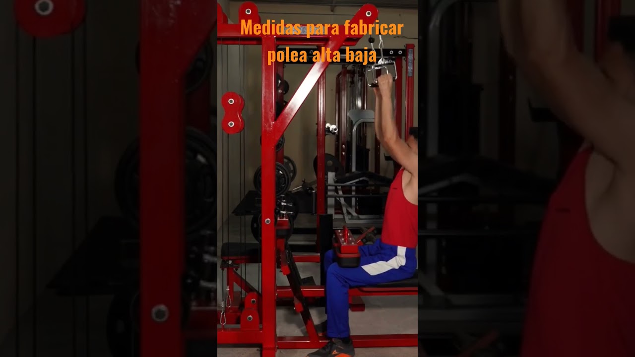 M&aacute;quina de gym hecha en casa