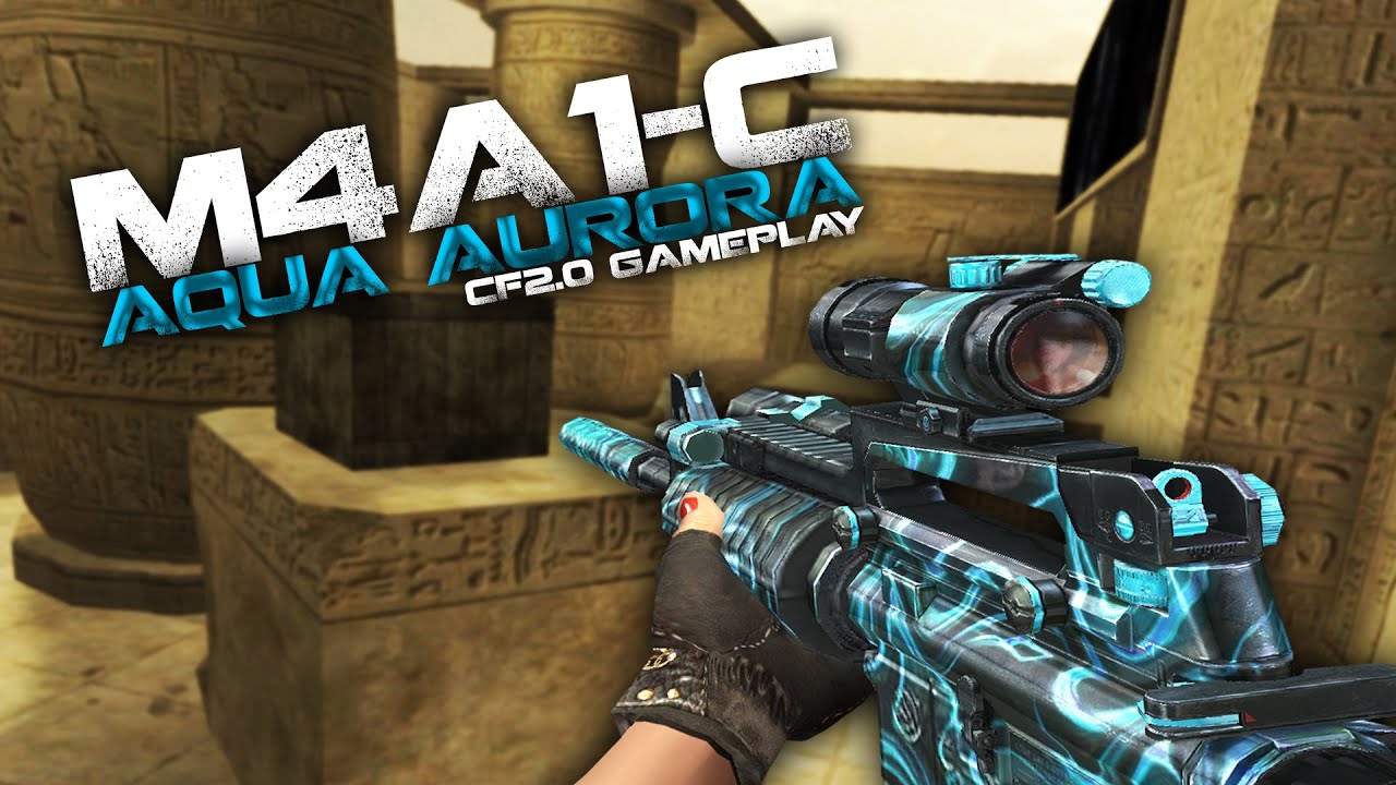 CrossFire 2.0 M4A1-C Aqua Aurora ll 10DarkGamer