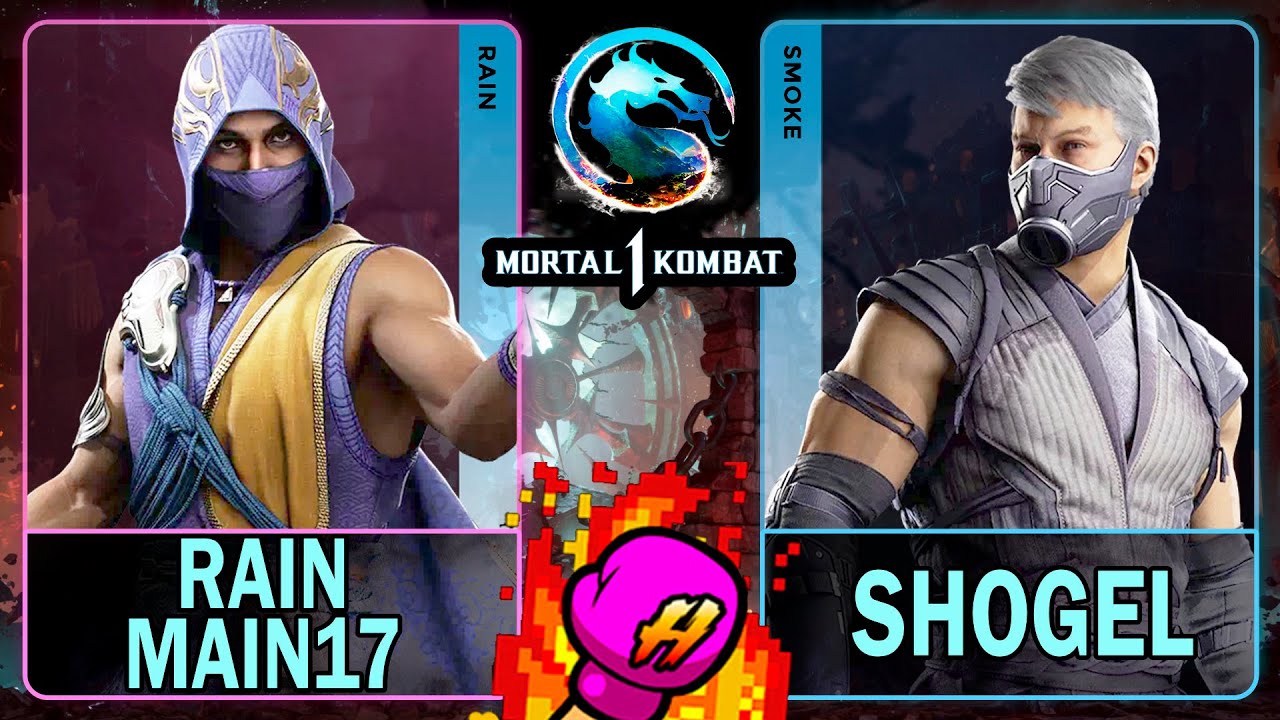 MK1 Rain Main17 (RAIN) VS Shogel (SMOKE)🥊Mortal Kombat 1🥊4K 60ᶠᵖˢ