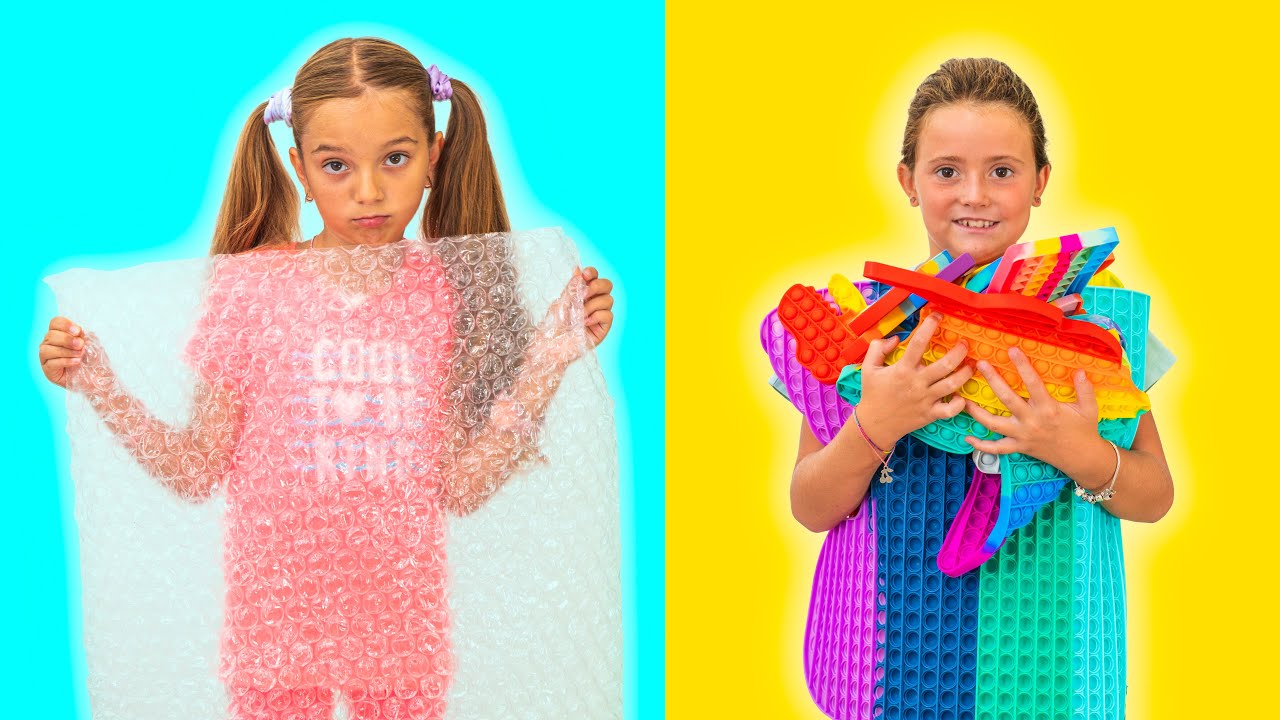 Ricco Popiter  Vs. Povero! o COME SCAMBIARE I POP IT RARI con i tuoi amici #popit