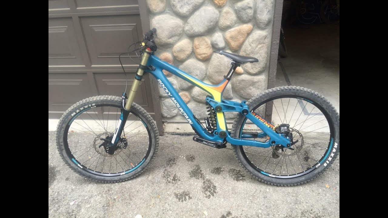 2016 Rocky Mountain Maiden World Cup Test Ride Whistler Bike Park 2016