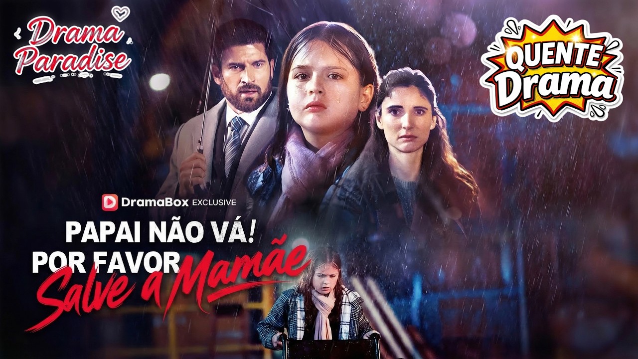 A filha secreta voltou para salvar a mãe! 🧒 Papai Não Vá! Por Favor, Salve a Mamãe #Dramabox